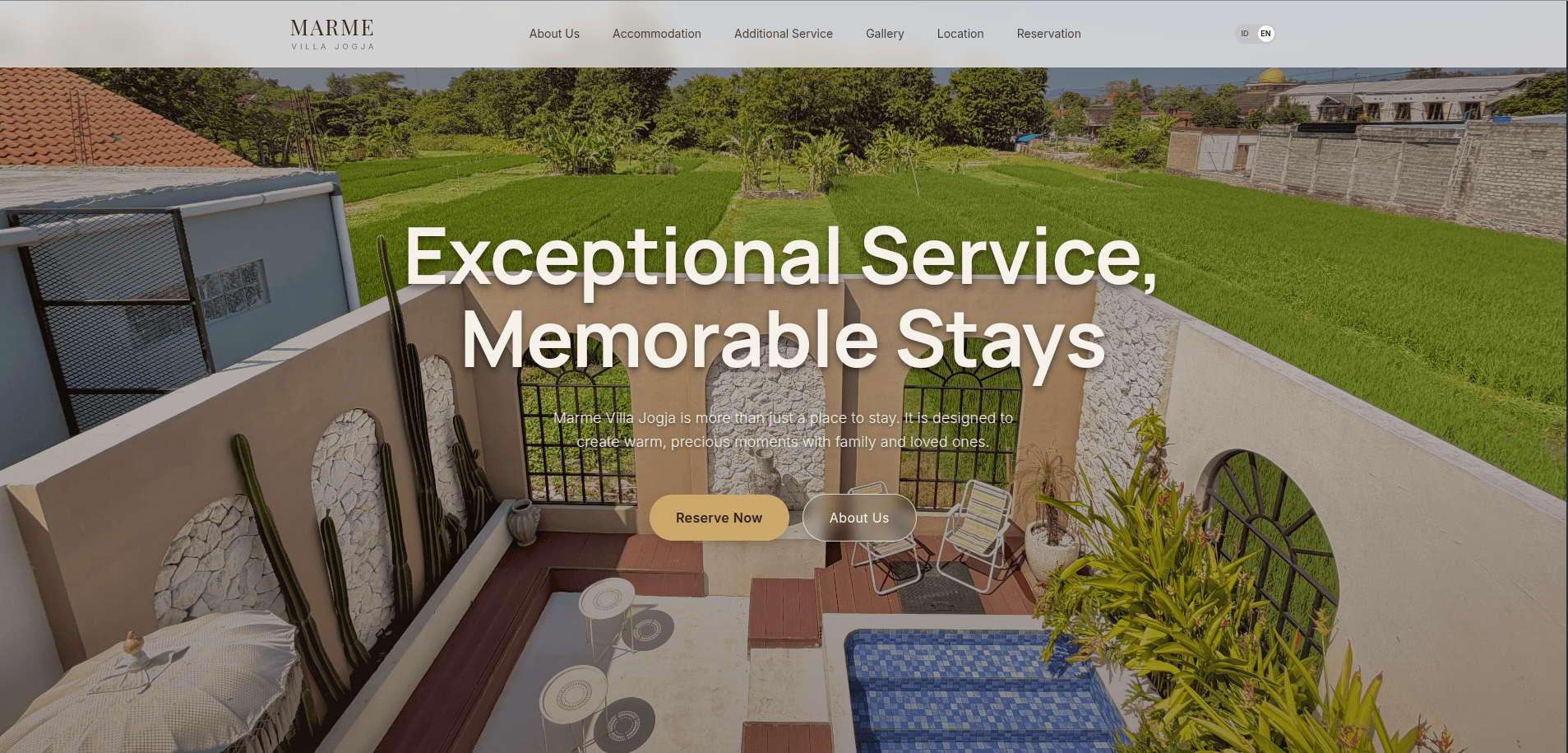 Marme Villa Jogja Booking System